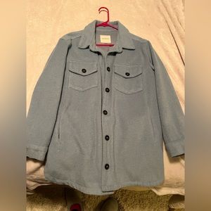 Thread & Supply Light Blue Women’s Shacket - Size Medium